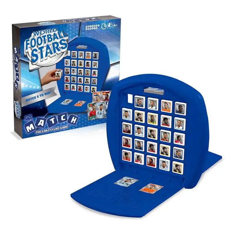 Nouvelle Collection World Football Stars: Top Trumps Match The Crazy Cube Game