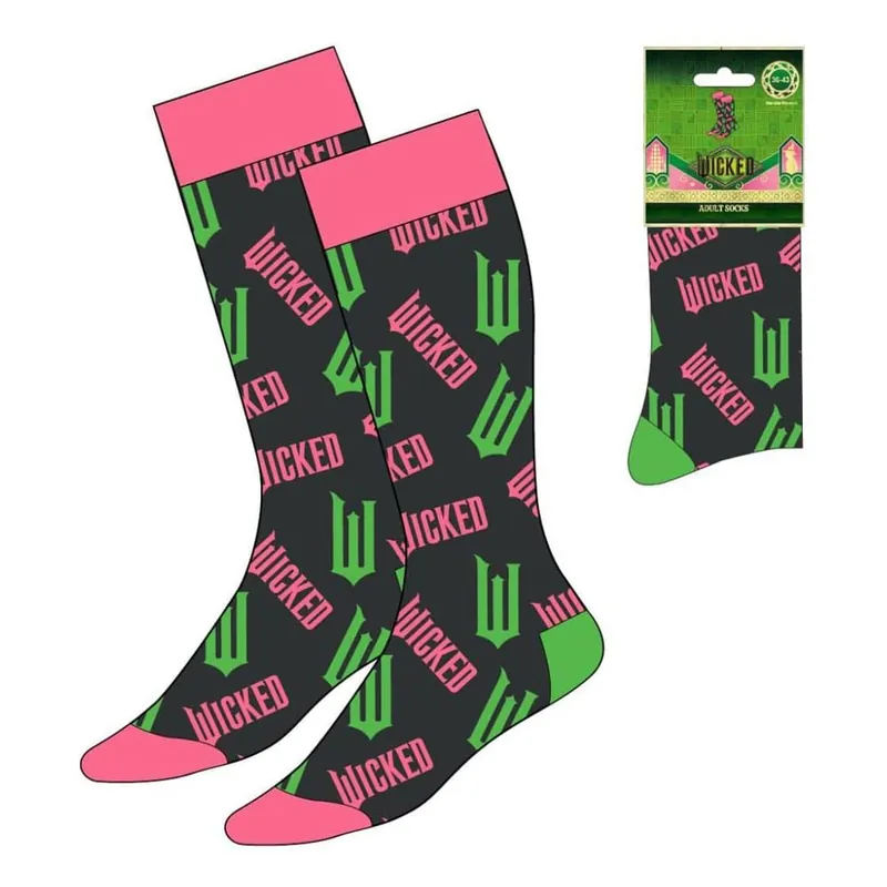 Wicked: Letters Socks (36-43) Pas Cher