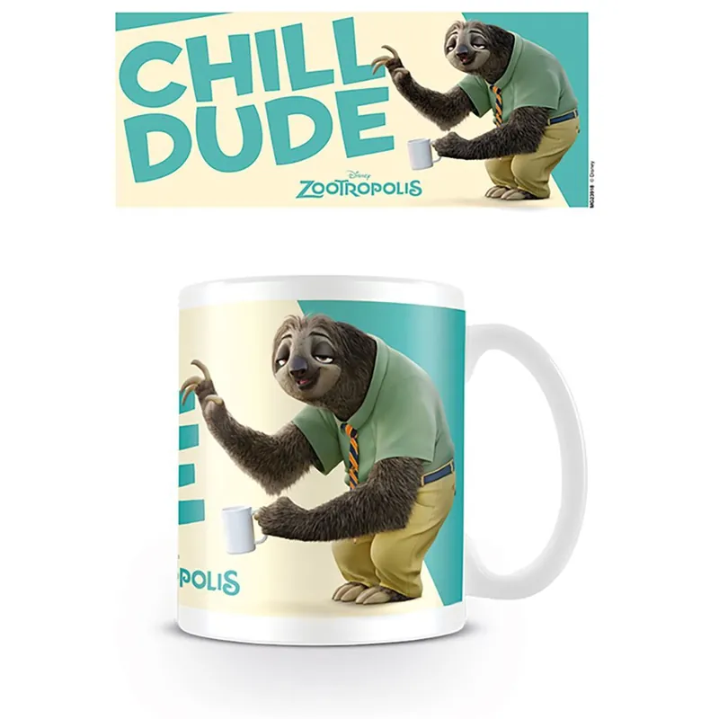 Zootropolis: Chill Dude White Ceramic Mug (11oz\\/315ml) Certifié