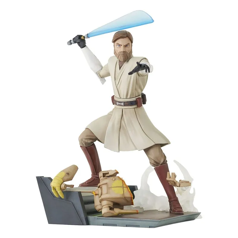 Vente Directe Star Wars: General Obi-Wan Kenobi Deluxe Gallery PVC Statue (23cm)