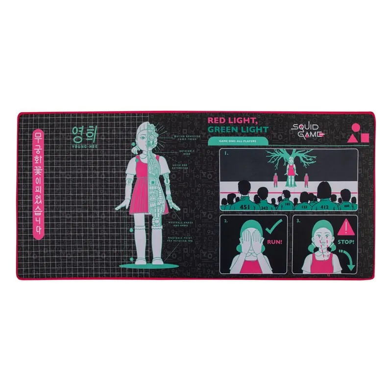 Squid Game: Young-Hee Blue Print Desk Pad Super Prix