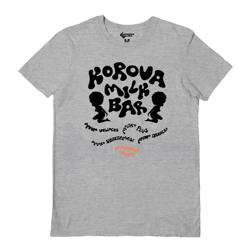 A Clockwork Orange: Korova Sports Grey T-Shirt Gros Lot
