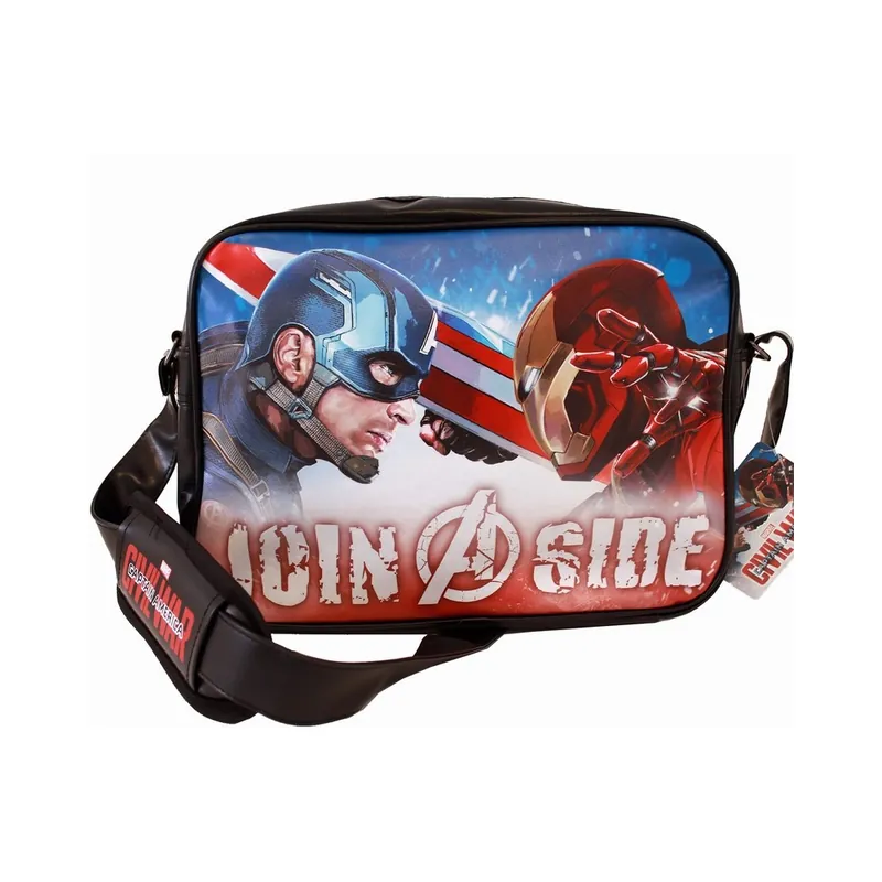 Achat Immédiat Avengers - Sac Bandoulière Captain America et Iron Man V2